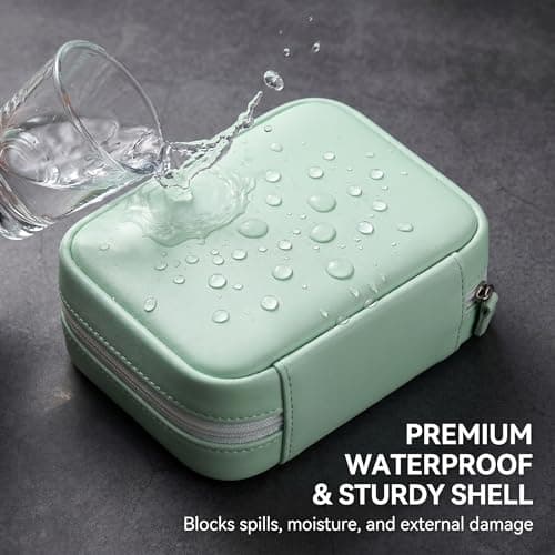 maykawe A8 Waterproof Pill Organiser,14 Color-Coded Pouches 7-14 Day Binder Style,Portable Zippered Storage for Travel & Daily Vitamins — view 3