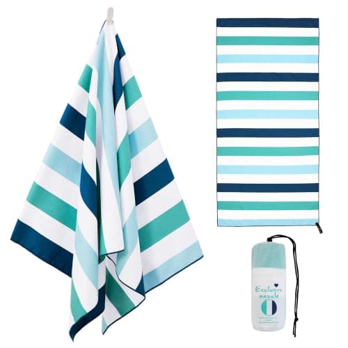 Exclusivo Mezcla Oversized Microfiber Beach Pool Towel for Adults, 180x90cm
