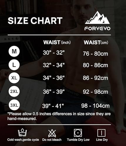 FORVEVO Men's Merino Wool Boxer Briefs 6 Pack, Breathable Soft Odour-Resistant Wool Base Layer Men Underwear, M-3XL — view 6