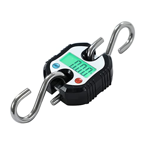 TOYPWAY Digital Crane Scale, 150kg Loading Capacity, Double Accuracy Electronic Mini LCD Loop Hanging Luggage Fishing Scale, Heavy Duty Weight Balance with Tare Function 833211 — view 2