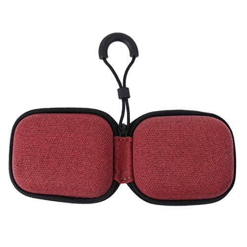 Eva Square Earphone Storage Bag Red Mini Zipper Case — view 4