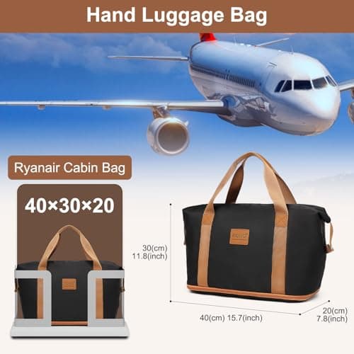 Kono Underseat Ryanair Cabin Bags 40x30x20, Lightweight Foldable Travel Bag — view 3