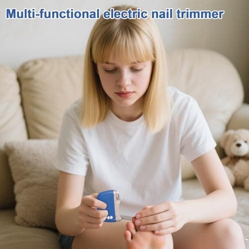 Electric Nail Trimmer Rechargeable Electric Grinder File Grooming Machine — view 6