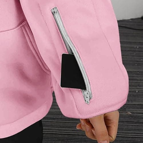 Mrat Kids Travel Hoodie with Eye Mask Built In Boys Girls Comfort Airplane Mode Travel Hoodies Long Sleeve Sweatshirt Pullover Autumn Winter Thermal Fleece Tops Activewear Unisex for Age 5-14 Years — view 2