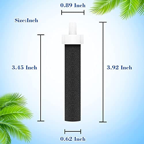 HOSECES 10Pack Portable Water Bottle Filter Activated Carbon for Brita BB06 — view 6