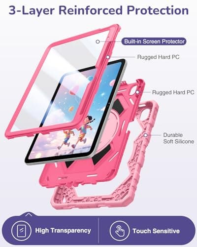 FINTIE Kids Case for iPad A16 11th Gen 11 Inch & iPad 10th Gen 10.9 Inch — view 3