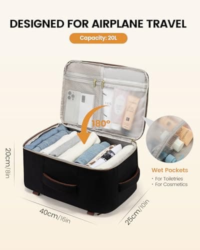 LOVEVOOK Ryanair Cabin Bags 40x30x20 Underseat, Carry on Travel Backpack — view 4