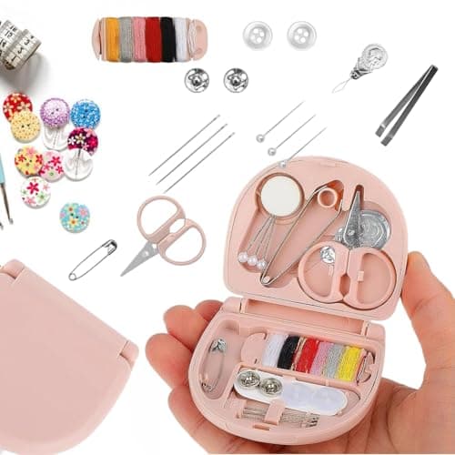 Mini Portable Sewing Kit – Compact Travel Sewing Supplies – Emergency Repair Kit for Home, Travel, Beginner — view 4