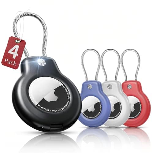 SPGUARD Compatible with Apple AirTag Secure Holder With Wire Cable
