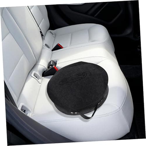 STOBAZA Felt Ev Charger Storage Bag for Electric Vehicle Charging Accessories and Adapters, Lightweight with Scientific Dividers and Wide Opening Design, for Travel and Garage Organisation — view 6