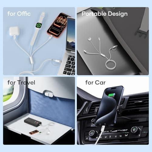Esiposs 3 in 2 Magnetic Charging Cable for Apple Watch Charger (1.5m) — view 6