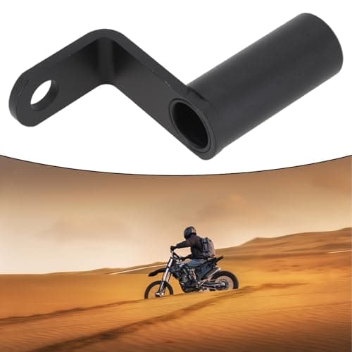 Motorcycle Rearview Mirror Mount Handlebar Adapter for Phone Bracket - Anti-Oxidant CNC Machined Holder for Mobile Devices Lights Grey(Black) — view 6