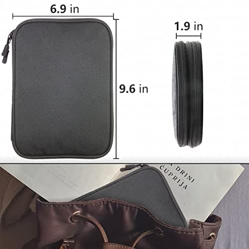Teskyer Travel Cable Organiser Bag, Travel Essential, Black — view 2