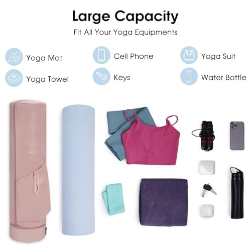sportsnew Yoga Mat Bag Full Zip Pilates Bag with Adjustable Carring Strap — view 5