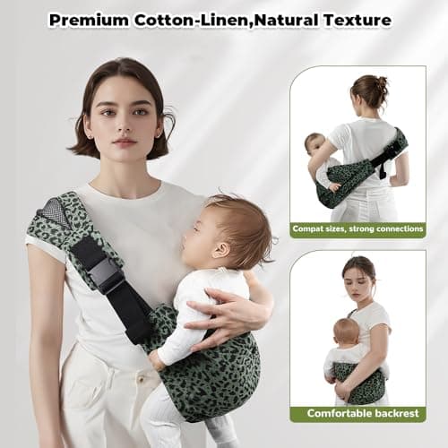 Baby Sling Carrier | Adjustable Front & Back, Adjustable Sling Easy Toddler Carrier Comfortable — view 2