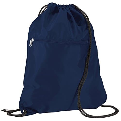 Quadra New Classic Senior Pe Gymsac Bag With Zip Pocket French Navy One Size