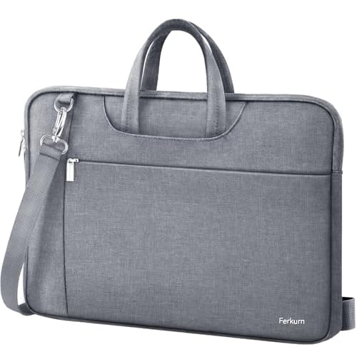 Ferkurn Laptop Bag Case for Women Men Messenger Briefcase, 17 17.3 inch