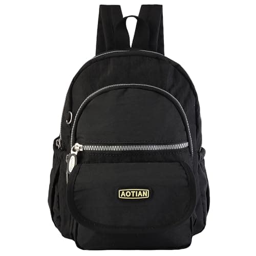 AOTIAN Mini Backpack for Women, Lightweight Sturdy Nylon Small Daypack