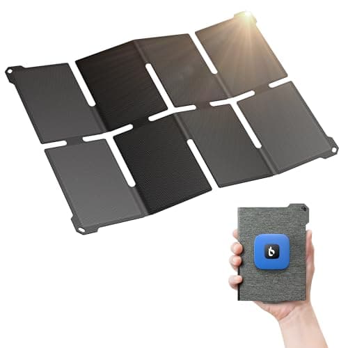 BigBlue Portable 25W Solar Charger [Pocket-Size] IP68 Waterproof