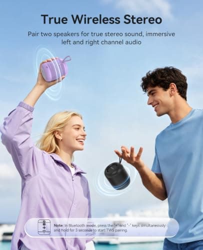 ORICO Mini Portable Bluetooth Speaker, with IPX5 Waterproof Speaker — view 4