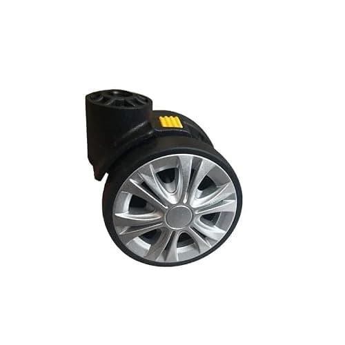 Linsomo Plug-In Detachable Wheel Dismountable Removable Universal Wheels Suitcase Accessories Luggage Replacement Pulley Repair Parts (Color : CL11-Silver-1Wheel)