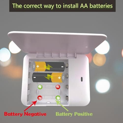 Battery Operated Phone Charger Emergency|USB Battery Powered Power Bank Portable 4 AA Batteries Powered Outlet (White) — view 6