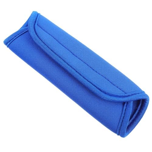 LALAFINA Luggage Handle Wraps Protective Sleeve Neoprene Lightweight and Comfortable with Blue Soft Suitcase Handle Covers for Travel and Business Trips Designed for Flight Attendants