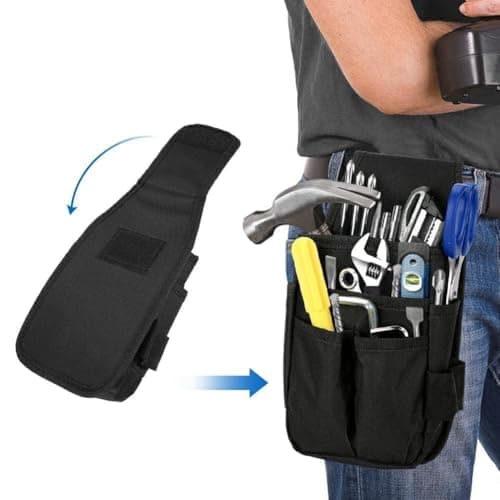 Tiiyee Tool Waist Pocket, 600D Polyester Multiple Pocket Waterproof Durable — view 6