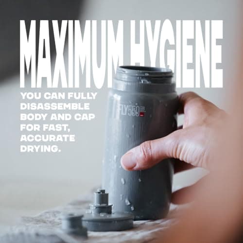 ELITE Fly Tex Water Bottle Black 750ml — view 6
