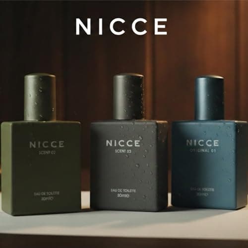 NICCE Eau de Toilette Gift Set, 3 x 30ml, Original 01, Scent 02, Scent 03 — view 2