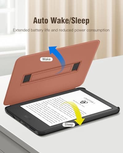 MoKo Case for 6" Kindle (11th Generation-2024/2022 Release), Orange — view 6