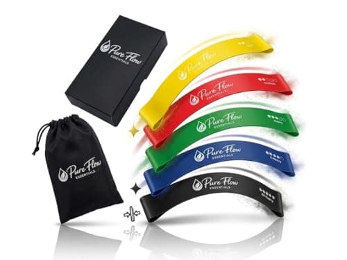 PFE Premium Resistance Bands Set (5-Piece) with Branded Travel Bag & Gift Box – Heavy Duty Exercise Bands for Home Workout, Fitness, Strength Training & Physical Therapy — view 3