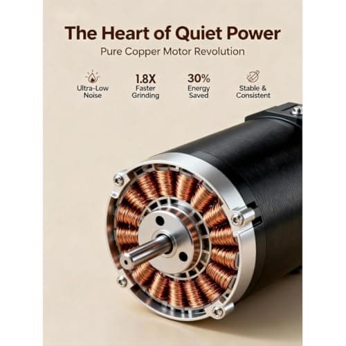 Qhsgdbgem Burr Coffee Grinder, USB Type-C Charging for Anywhere Use — view 4