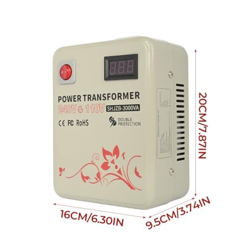 uyoyous 3000W Step Down Transformer Step Down Voltage Converter US to UK — view 3
