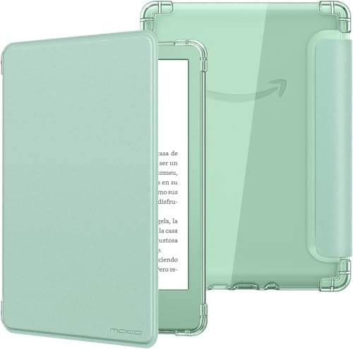 MoKo Case for 6" Kindle Basic 11th Generation (2024/2022), Agave Green