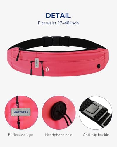Waterfly Running Belt Bum Bag: Runner Marathon Jogging Men Women — view 4