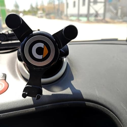 SHIFENG For Smart 453 Fortwo Forfour 2015-2021 Car Interior Dashboard Air Vents Mount Mobile Phone Holder Accessories — view 6
