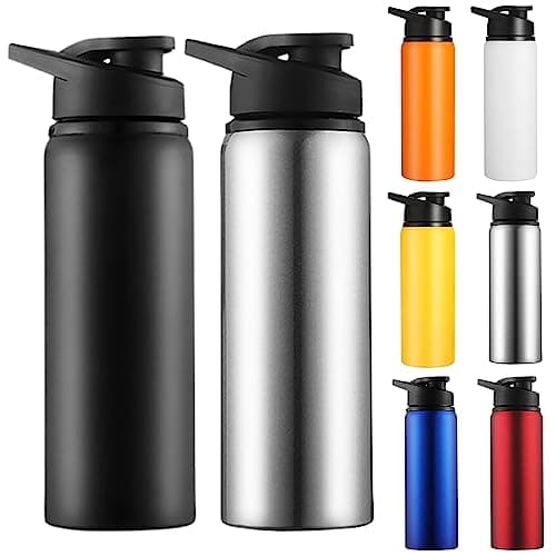 ulafbwur Water Jug 700ML Water Bottle Large Capacity Food Grade Good Sealing Stainless Steel Sports Fitness Drinking Bottle Travel Supply Water Beverage Jug — view 4