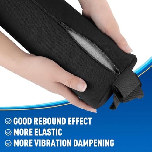 Lotusland Lumbar Roll Pillow for Lower Back Pain Relief – Memory Foam Lumbar Support Pillow with Washable Cover & Elastic Strap, Ergonomic Back Support Roll Cushion for Office Chair, Car & Travel — view 3