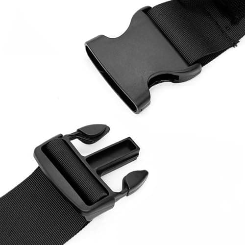 Carrying Strap with Handle, 206cm Adjustable Moving Strap for Lifting Heavy Boxes, Luggage, Groceries and Storage Totes, H Style Handheld Belt for Safe and Easy Moving (Black) — view 4