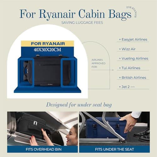 Lossga Ryanair Cabin Bags 40x30x20,Cabin Bag Travel Backpack 40x30x20 — view 2