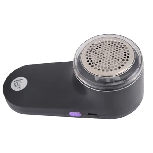 Alomejor Lint Remover Compact Travel Fabric Trimmer for Sweater Couch Blanket, Rechargeable Fuzz Remover for Home Office Use (Grey) — view 4
