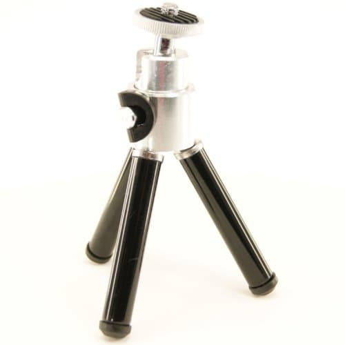 Ex-Pro Table-Top Mini Tripod, Aluminium Telescopic and compact - 3 Level - 15cm, 12.7cm & 10cm - Black & Silver — view 4