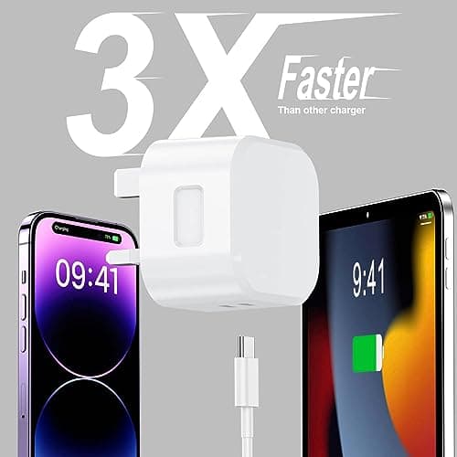 Google Pixel Fast Charger for Google Pixel 10/10 Pro/10 Pro XL/10 Pro Fold/9/9 Pro/9 Pro XL/9 Pro Fold/8 Pro/8/8A/7A/7/7 Pro/6A/6/6 Pro/5/iPhone 17 16 15/Samsung,25W USB Type C Plug and Charging Cable — view 5