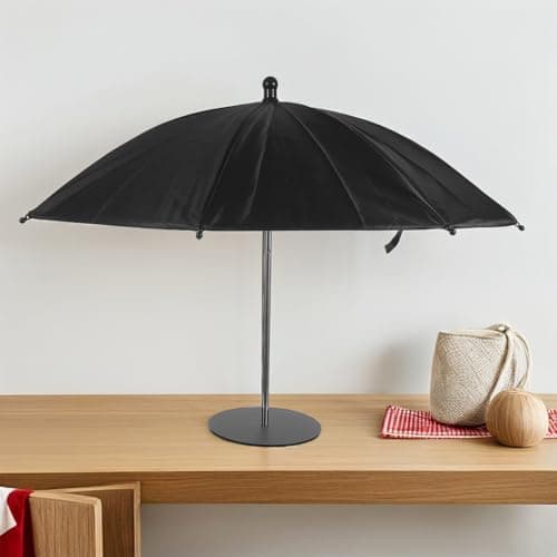 SWOOMEY Mini Sun Shade Umbrella 50cm Compact and Portable with UV Protection, Iron and Cloth Material, for Drinks and Devices on Beaches Or Tabletop Outdoor Use — view 5