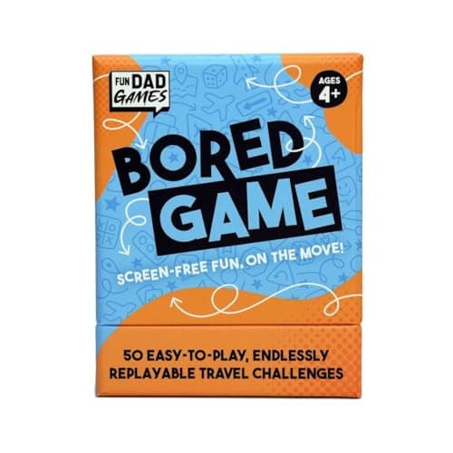 Boredgame – Car Games for Kids & Families | 50 Screen-Free Travel Games | Road Trip Activities | Travel Card Game Ages 4+
