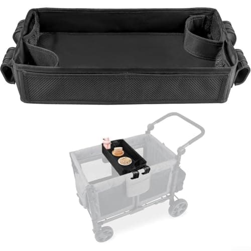 Todikaper Stroller Tray for Wonderfold Models, Lightweight Dining Solution with Spill-Proof Design, Easy Install Wagon Accessory(L) — view 3