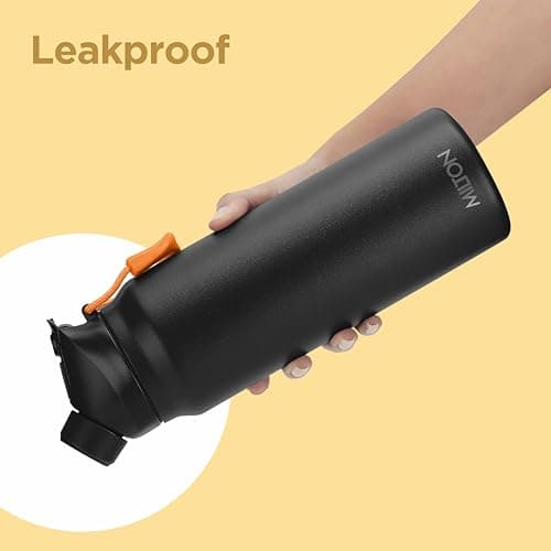 Milton 1.0 Litre Insulated Water Bottle, 2-in-1 Lids, Leakproof Flask — view 5