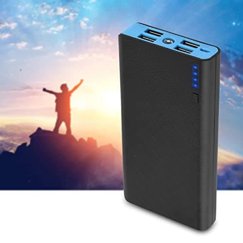 ZASCHMOY 20000mAh Power Bank DIY Kit with 4 USB Outputs, Fast Charging, Full Safety Protection, LED Display, Emergency Flash Light, Ideal for Travel and Outdoor Activities (Blue) — view 3