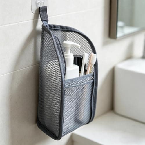 Toiletry Bag for Women Waterproof Mesh Cosmetic Pouch — view 3